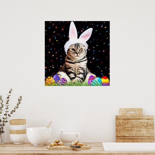 Poster Tabby de Pâques (Cuisine)