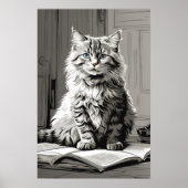 Poster Tabby Gris (Devant)