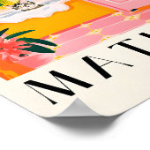 Poster Tabby Gris Chat Dans La Baignoire, Mur De Salle De (Coin)