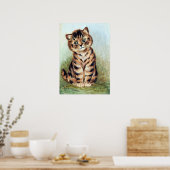 Poster Tabby Kitten, Louis Wain (Cuisine)