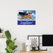 Poster Tabby Superhero (Bureau à domicile)