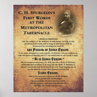 Poster Tabernacle métropolitain Premier mot Imprimer