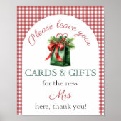 Poster Table cadeau Fête des mariées du marché de Noël ro (Devant)