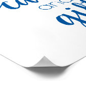 Poster Table cadeau simple | French Blue Any Party Event (Coin)