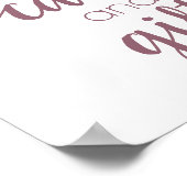 Poster Table cadeau simple | Mauve Pink N'Importe Quelle  (Coin)