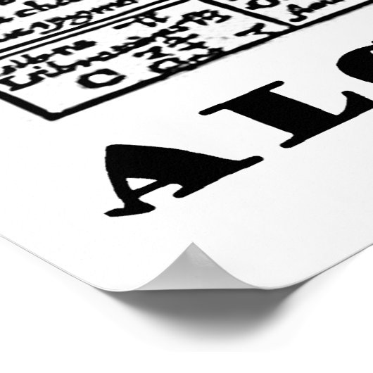 Poster Table d'alchimie (Coin)