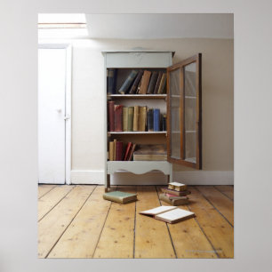 Poster Table de bal remplie de livres.