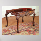 Poster Table de cartes, c.1740 (Devant)