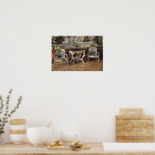 Poster Table de console et deux fauteuils, 1745 (Cuisine)