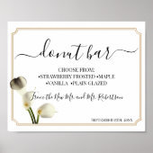 Poster Table de douceurs de réception de mariage signe de (Devant)