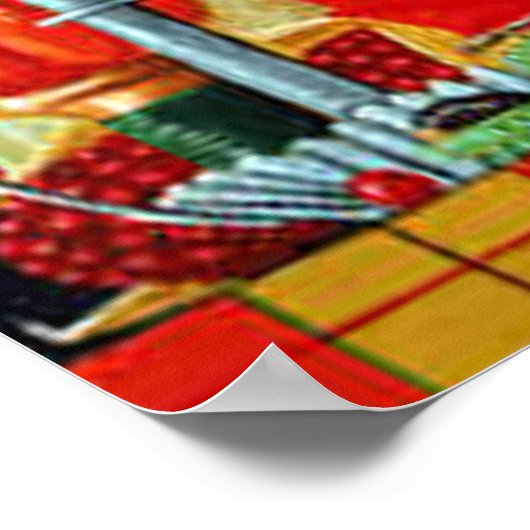 Poster Table de fête d'automne 24x18 (Coin)