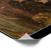 Poster Table de la mariée et de la mariée (Coin)