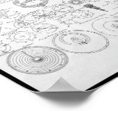Poster Table de l'astronomie ~ Cyclopaedia ~ Ephraim Cham (Coin)