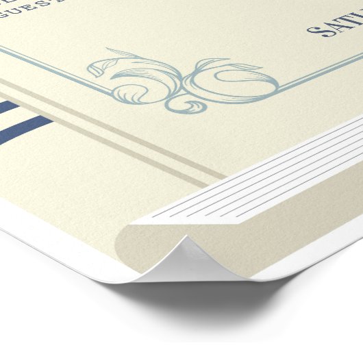 Poster Table de livre Sièges Mariage Bibliothèque 8 table (Coin)