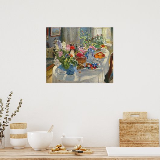 Poster Table de Pâques (Cuisine)