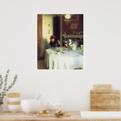 Poster Table de petit déjeuner, 1884 John Singer Sargent (Cuisine)