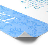 Poster Table de réception de mariage 2 en 1 Toppers & Men (Coin)