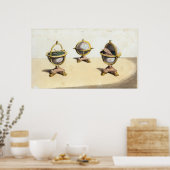 Poster Table de rédaction du Globe Cabinett de Pitt (Cuisine)