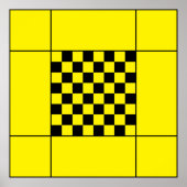 Poster Table d'échecs (Devant)
