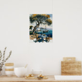 Poster Table en bord de mer (Cuisine)