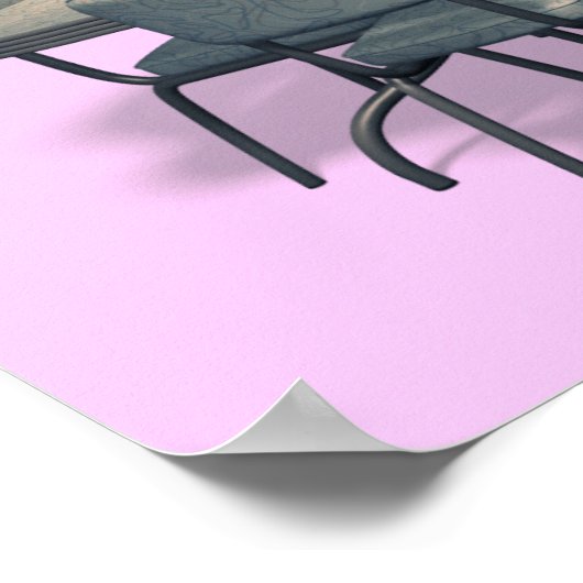 Poster Table et chaises Retro Diner (Coin)