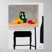 Poster Table et outil d'abstraction moderne avec une vie  (Devant)