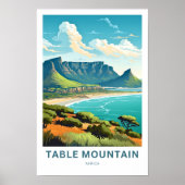 Poster Table Mountain Africa Imprimer (Devant)