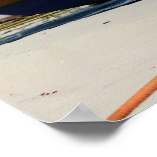 Poster Table Mountain & bateaux de pêche, Cap, RSA (Coin)