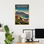 Poster Table Mountain Cape Town - Afrique du Sud V03 (Bureau à domicile)