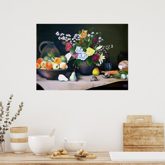 Poster Table Pays (Cuisine)