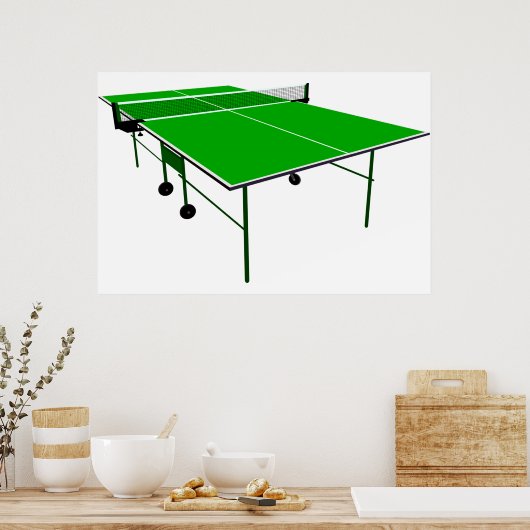 Poster Table Ping (Cuisine)