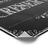 Poster Table "Réservé" d'impression mariage vintage (Coin)