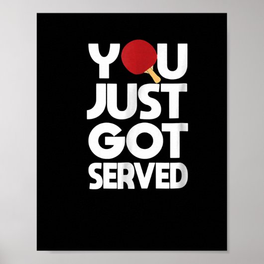 Poster Table Tennis Men Butterfly Ping Pong (Devant)