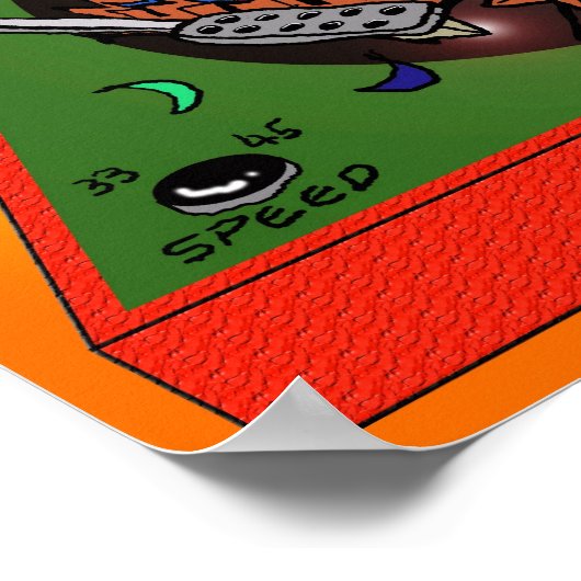 Poster "Table Turquie" - par Kev Moore (Coin)