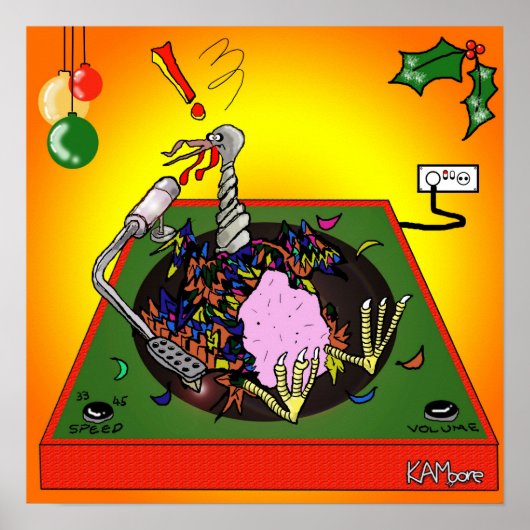 Poster "Table Turquie" - par Kev Moore (Devant)