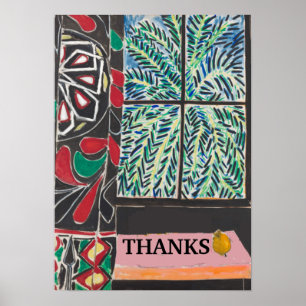 Poster Table Under Window, after Matisse