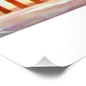 Poster Tableau Bahamas Summer Vacation Beach Scène (Coin)