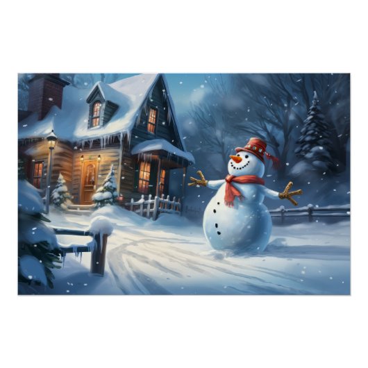 Poster Tableau de Snowman (Devant)