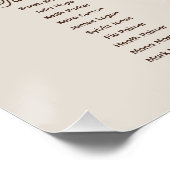 Poster Tableau des sièges des Mariages du Ranch occidenta (Coin)