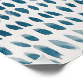 Poster Tableau Motif en verre de mer Abstrait (Coin)