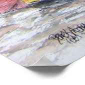 Poster tableau_plage_eau_claire (Coin)