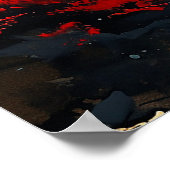 Poster Tableaux abstraits du dos (Coin)