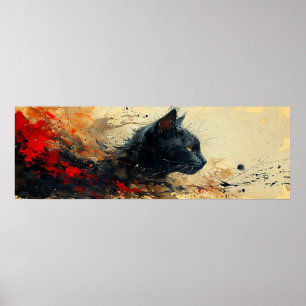 Poster Tableaux abstraits du dos