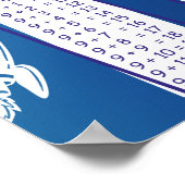 Poster Tableaux d'ajout de mathématiques Éducatifs de mig (Coin)