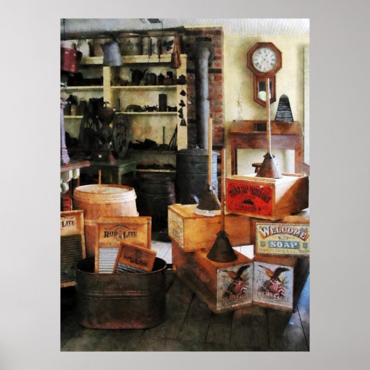 Poster Tableaux de bord et savon (Devant)