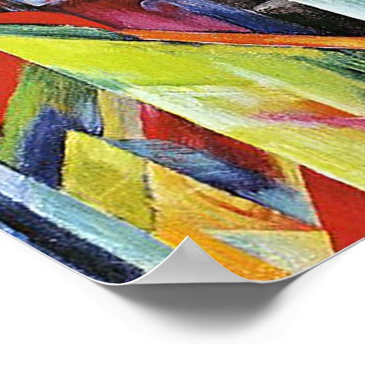 Poster Tableaux de Franz Marc (Coin)