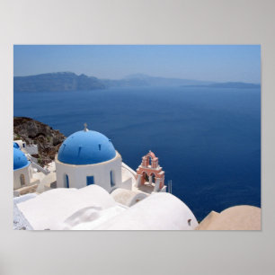 Poster Tableaux Santorin