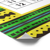 Poster Tables de multiplication (Coin)