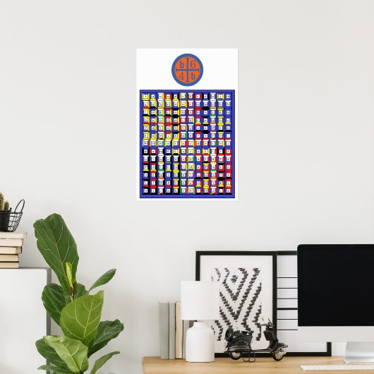 Poster Tablet Enochian (Bureau à domicile)