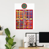 Poster Tablet incendie Enochian (Bureau à domicile)